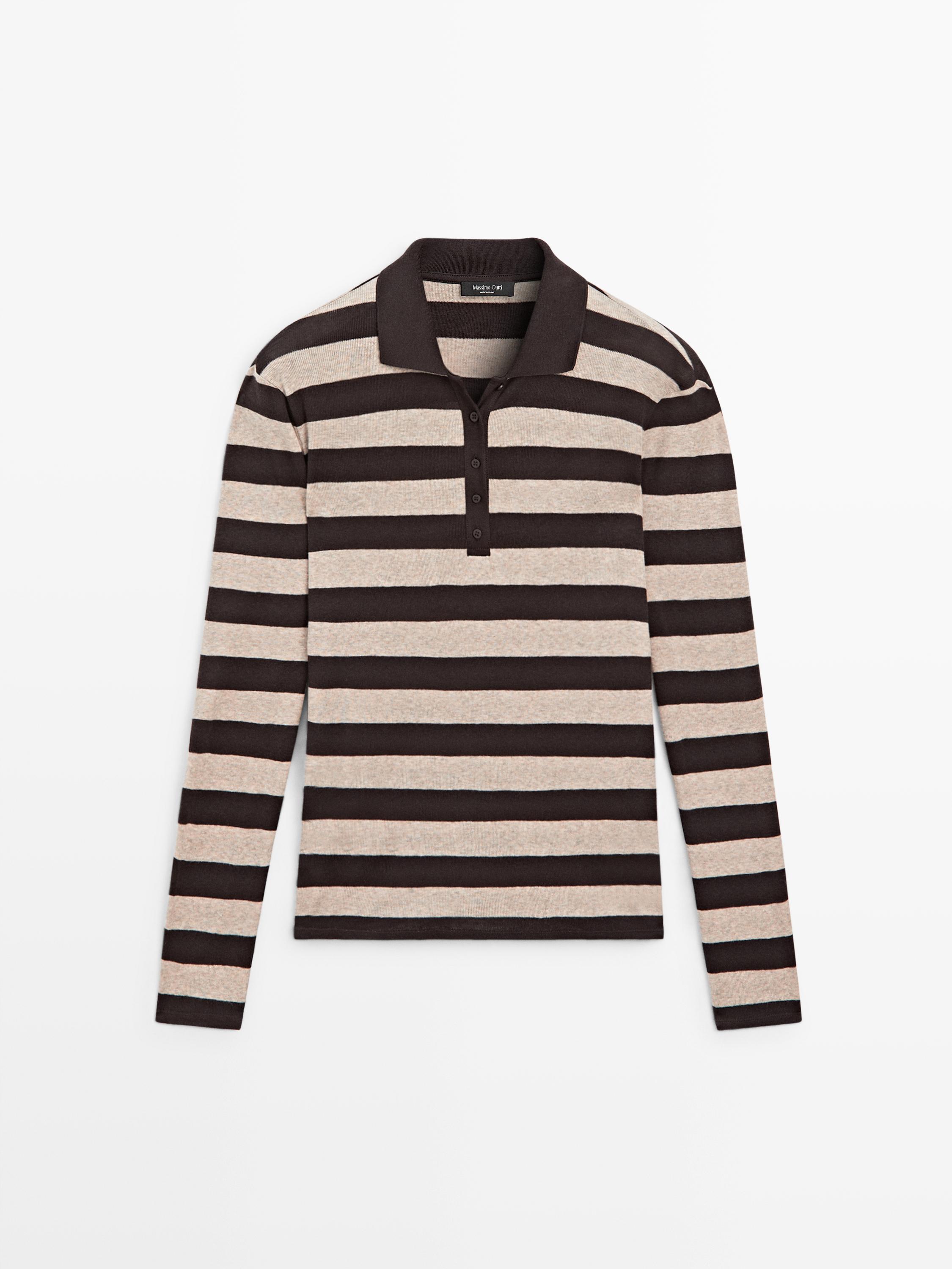 Polo en maille de coton mélangé