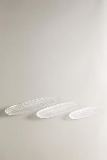 PLAT OVALE VERRE RELIEF -  de Zara - Image 1