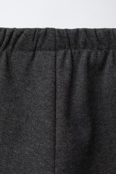 SOFT-TOUCH BOX PLEAT BERMUDA SKORT - Grey by Zara - Image 3
