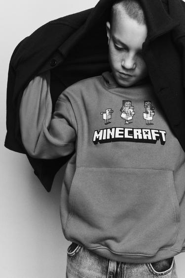 MINECRAFT © MOJANG AB. ™ KAPÜŞONLU SWEATSHIRT