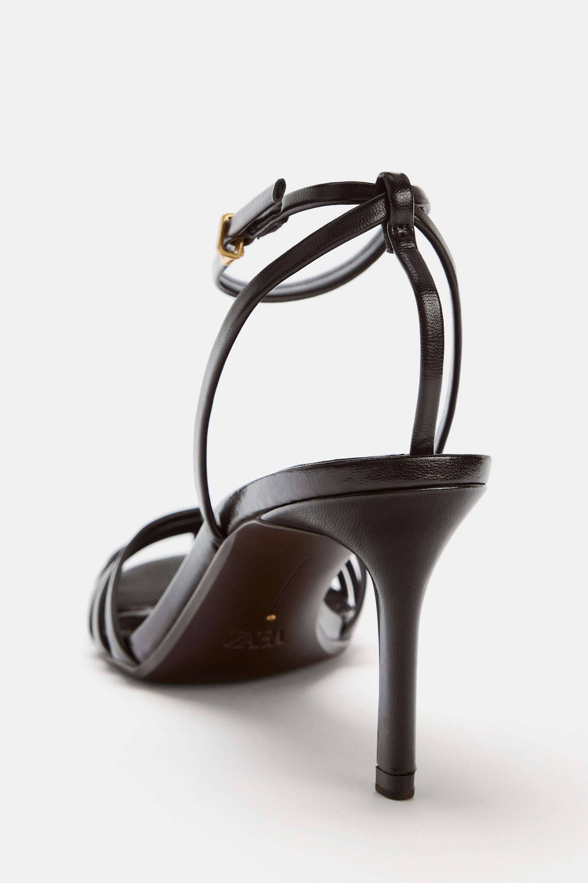 HEELED FISHERMAN SANDALS - Chocolate Brown | ZARA Canada