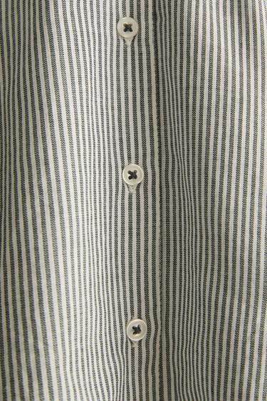 CHEMISE BÉBÉ RAYURES - Bleu de Zara - Image 2