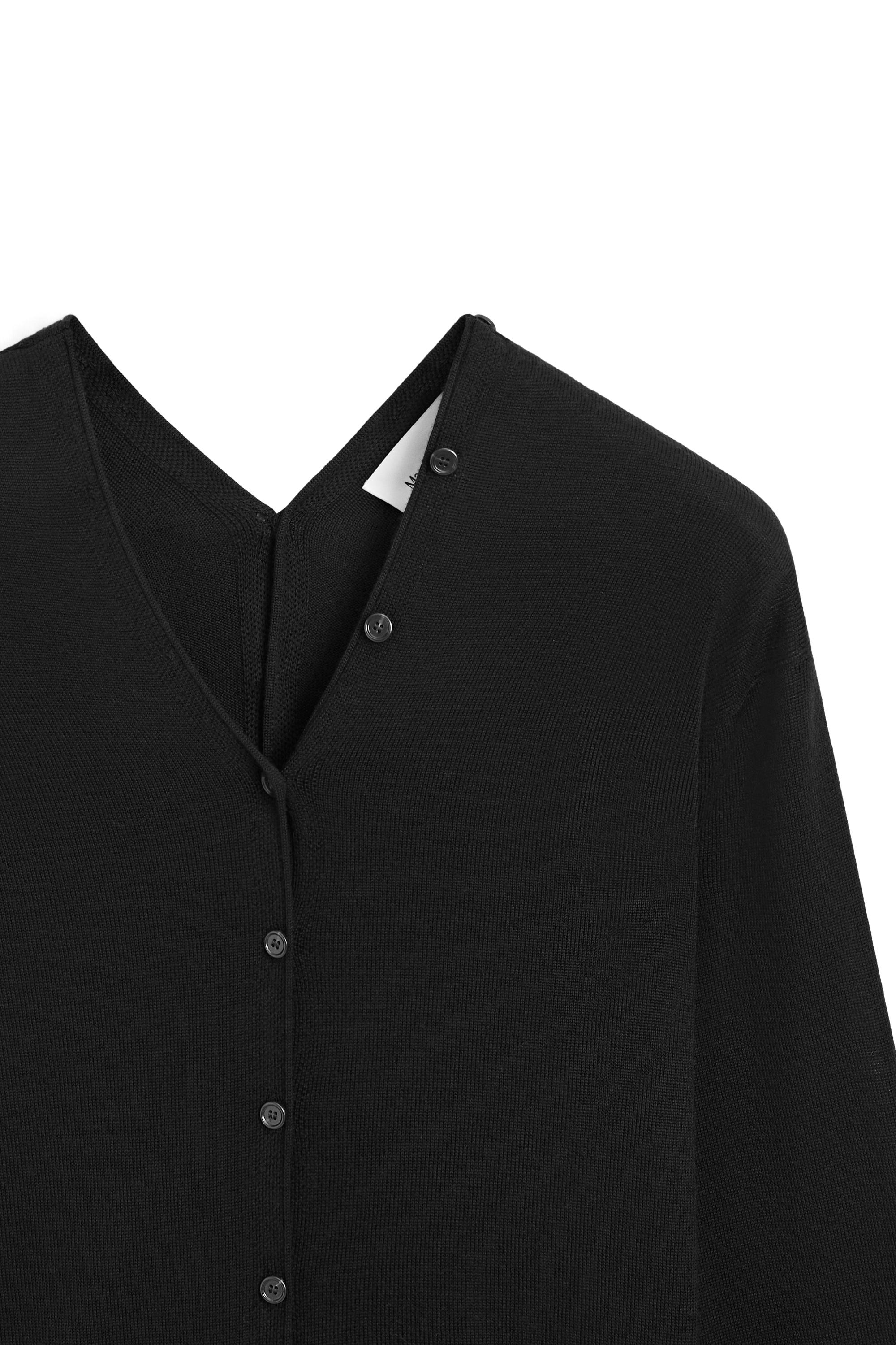 100% wool knit cardigan with button detail - LIMITED EDITION