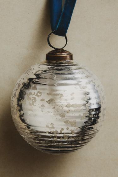 DÉCORATION SAPIN BOULE ORBITES NOËL - Argent de Zara - Image 4
