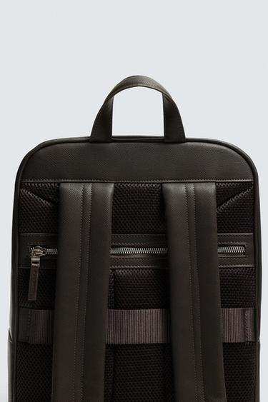 TEXTURED BACKPACK - Brown by Zara - Image 5
