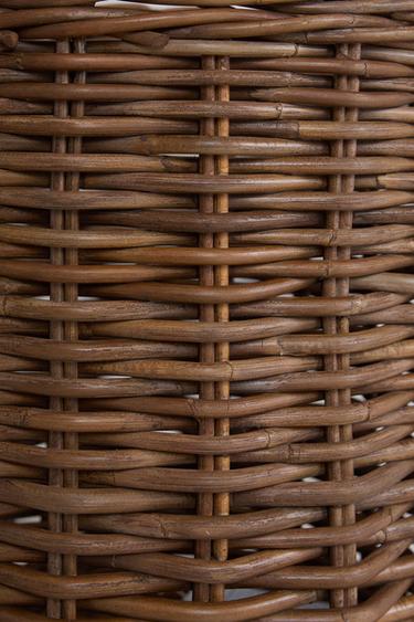 CORBEILLE ROTIN RONDE - Beige clair de Zara - Image 3