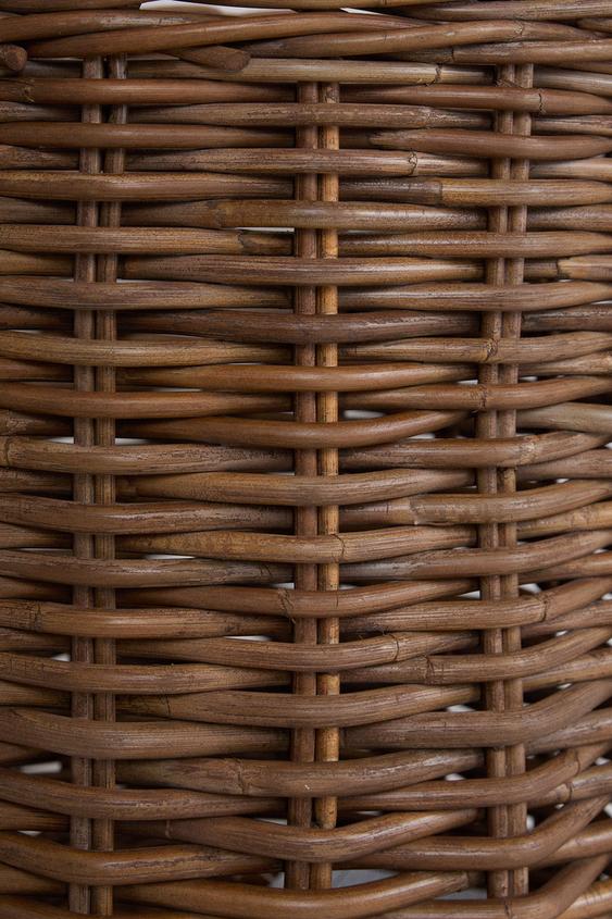 CORBEILLE ROTIN RONDE - Beige clair de Zara - Image 3
