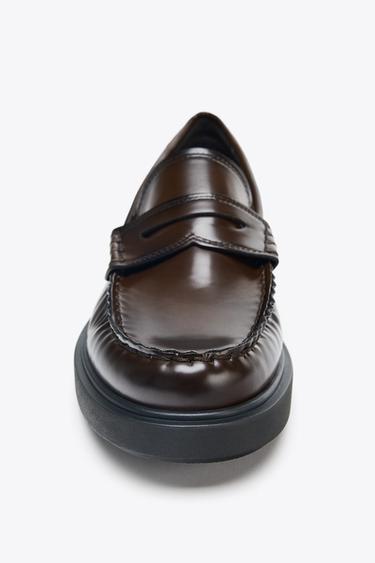 VAMP LOAFERS - Burgundy Red by Zara - Image 3