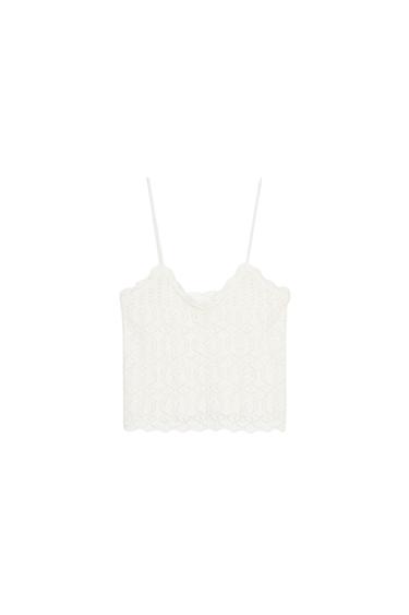 CUTWORK STRAPPY TOP