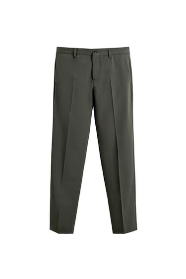 PANTALÓN TRAJE CONFORT - Verde de Zara