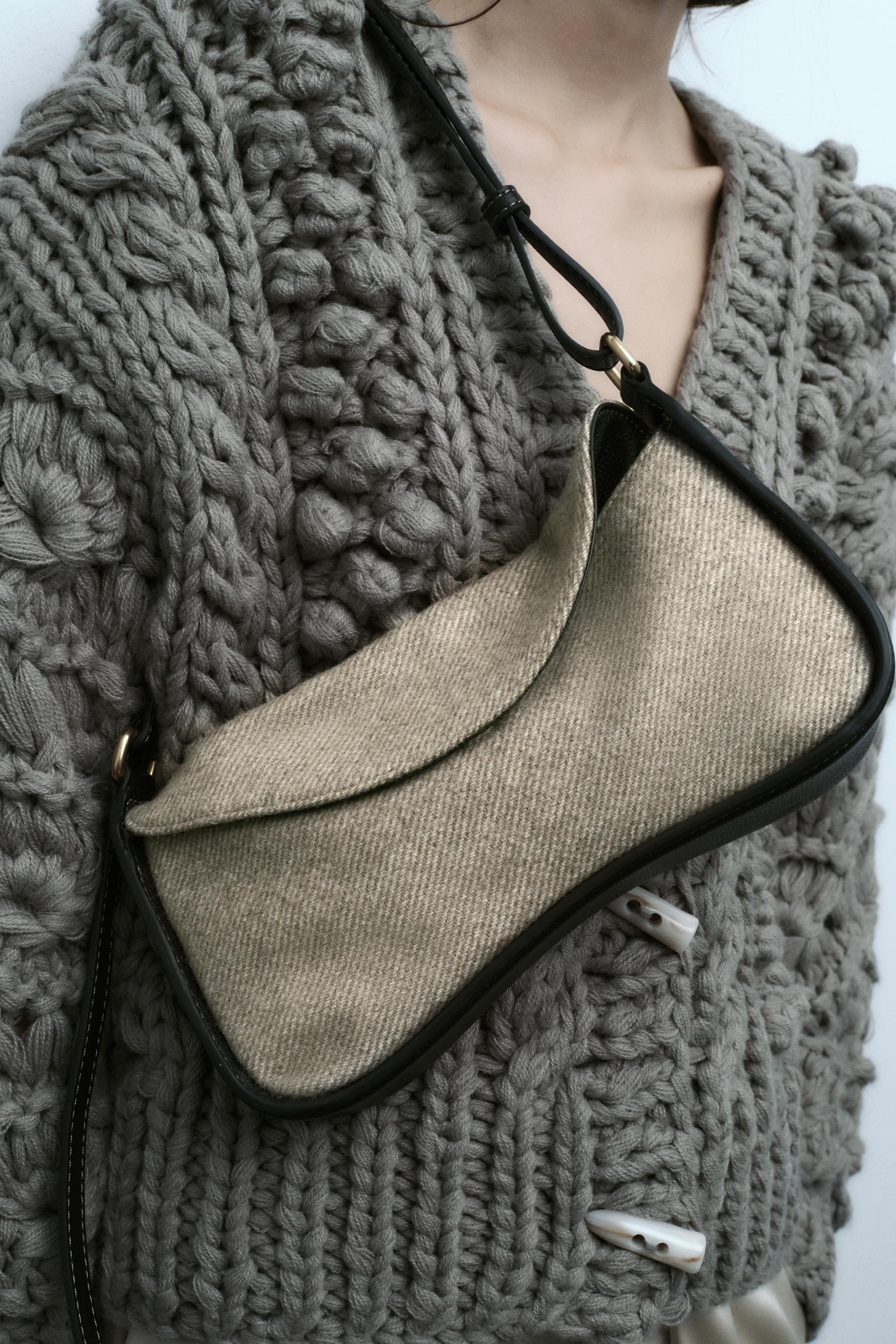 Zara cheap grey bag