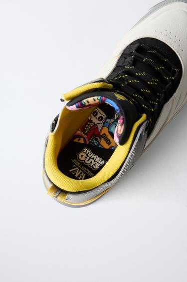 Zara STUMBLE GUYS ™ © SCOPELY HIGH TOP SNEAKERS - White