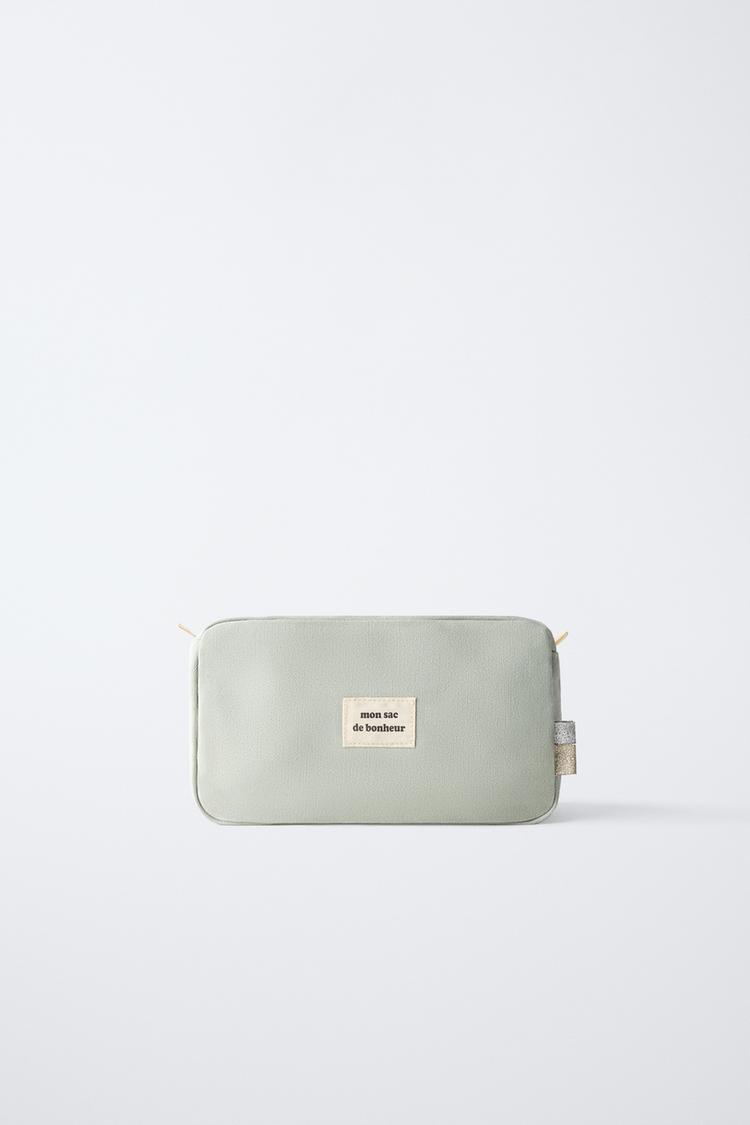 BASIC TOILETRY BAG Grey ZARA India - Main Image