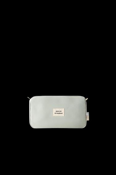 Zara BASIC TOILETRY BAG - Gray - Image 0