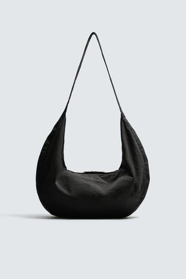 SAC PORTÉ ÉPAULE EN NYLON - Noir de Zara