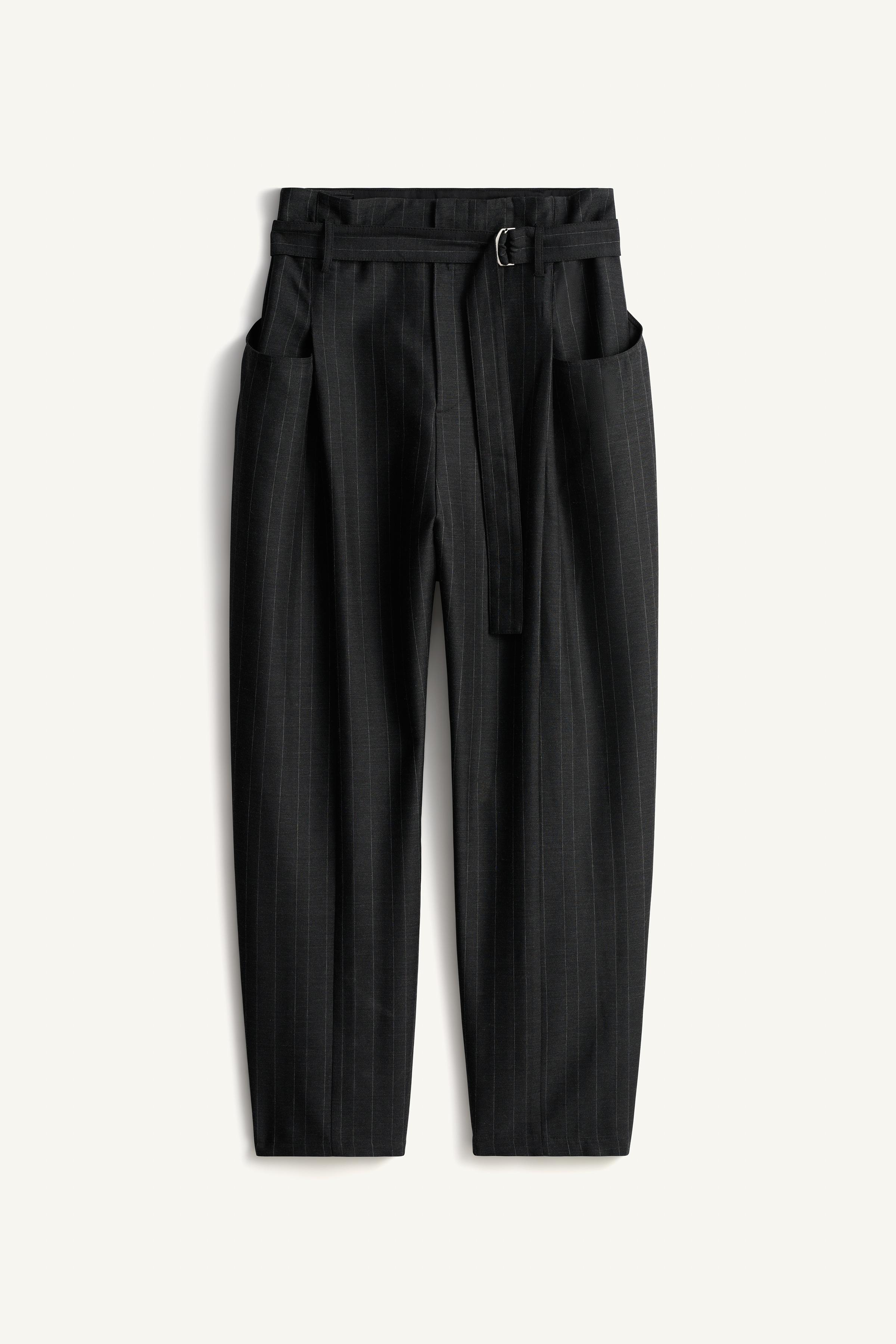 PANTALON COSTUME RELAXED FIT RAYURES