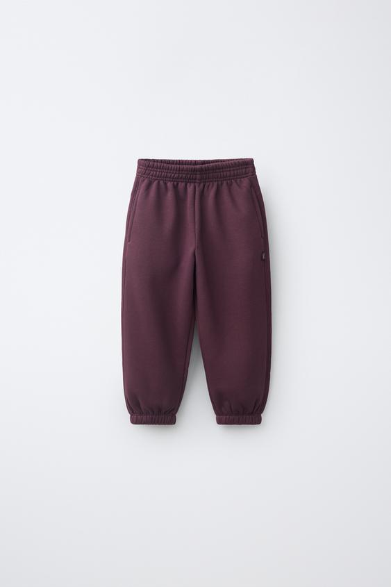 بنطلون JOGGER سادة - عقيقي الخاص بـ Zara - صورة 0