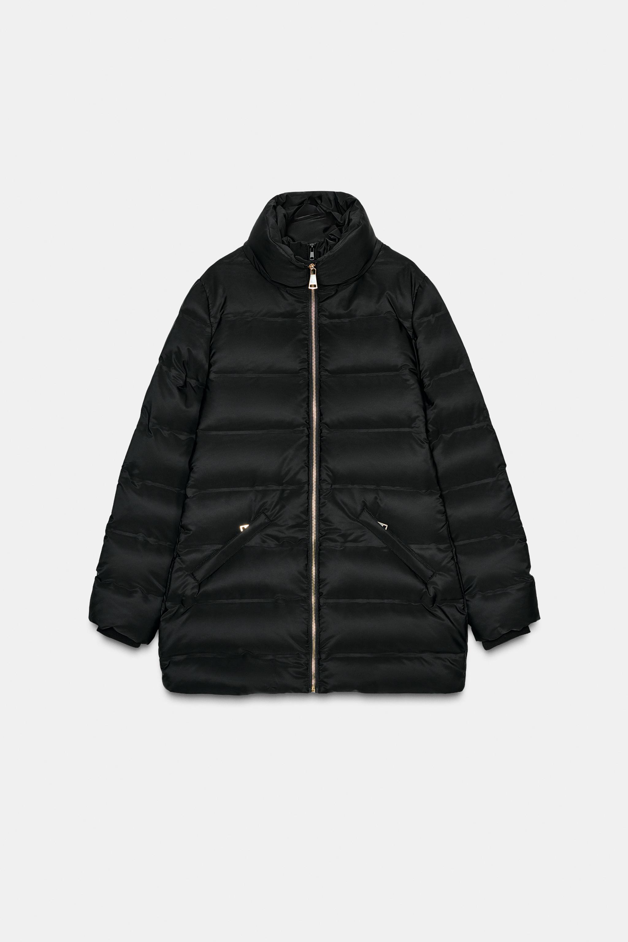 WATER REPELLENT WINDPROOF HOODED DOWN JACKET