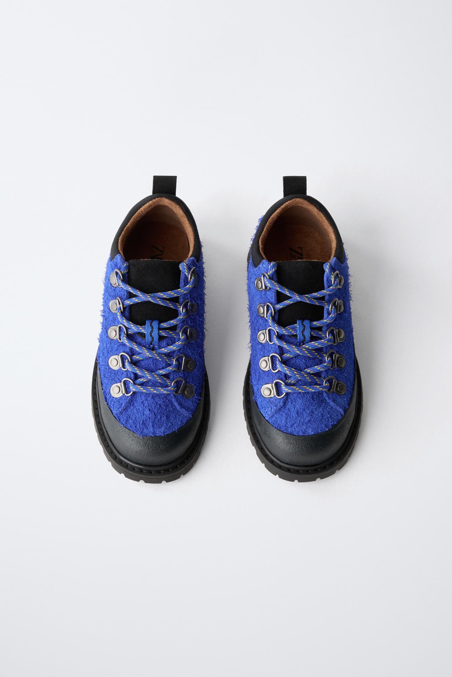Детские кроссовки Zara Technical Athletic, цвет: Голубоватый — фото 5