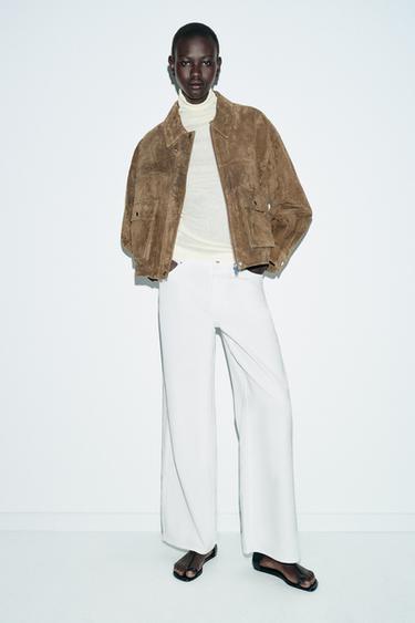 クロップドレザージャケット – レディース | ZARA 日本