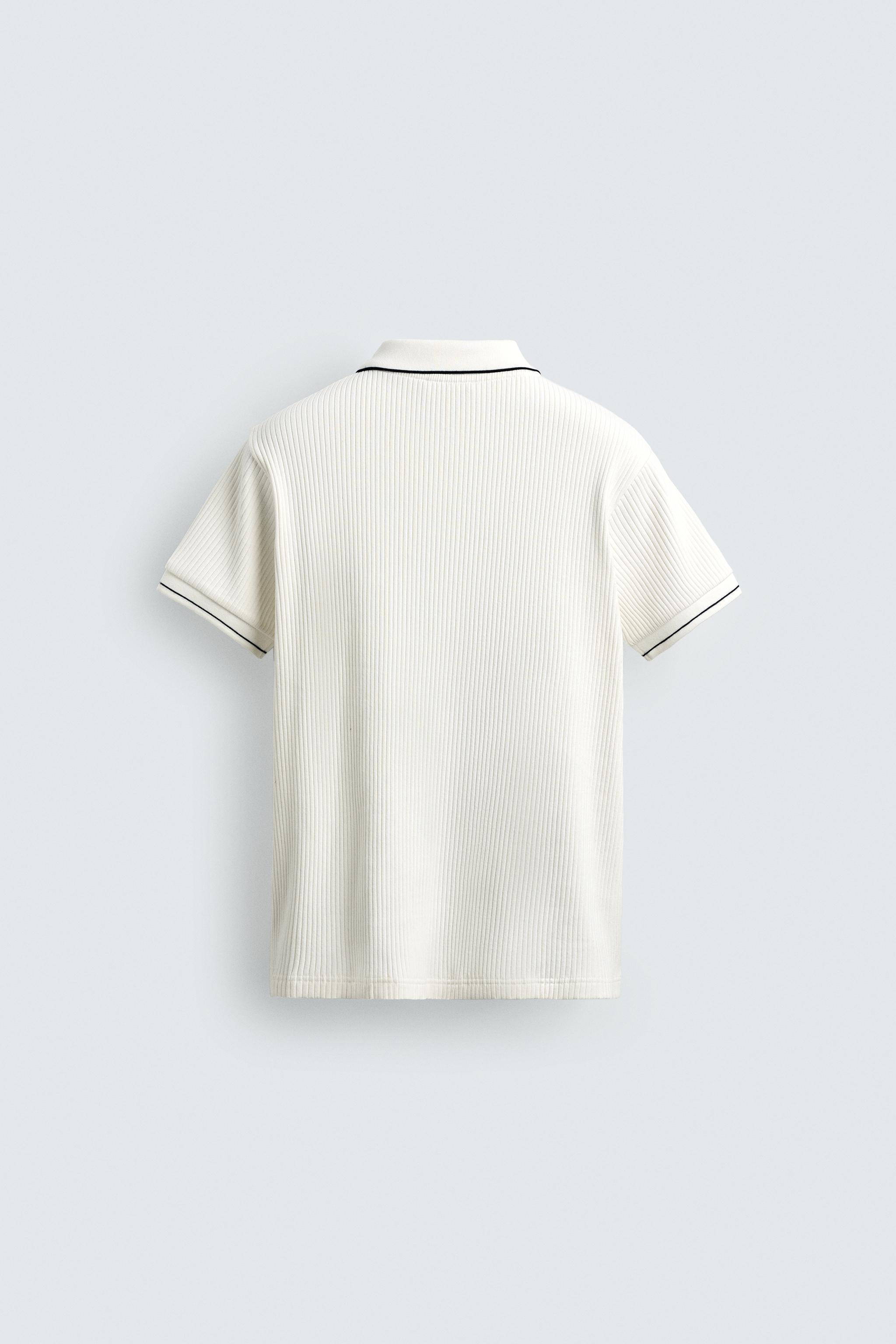 POLO CANNELÉ REGULAR FIT