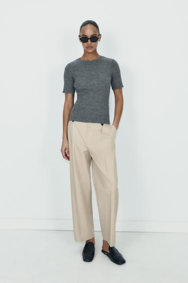 PANTALÓN RECTO - Arena de Zara - Imagen 0