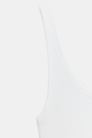 DÉBARDEUR - Blanc de Zara - Image 6