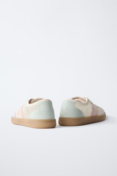 MESH SNEAKERS - Ecru White by Zara - Image 5