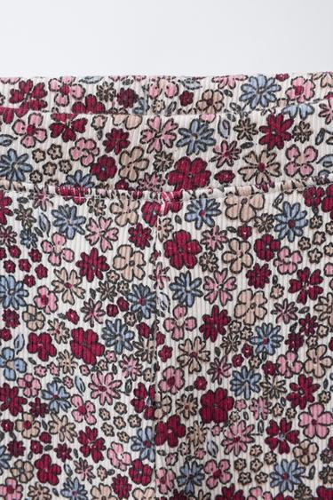 LEGGING CÔTELÉ IMPRIMÉ - Multicolore de Zara - Image 2