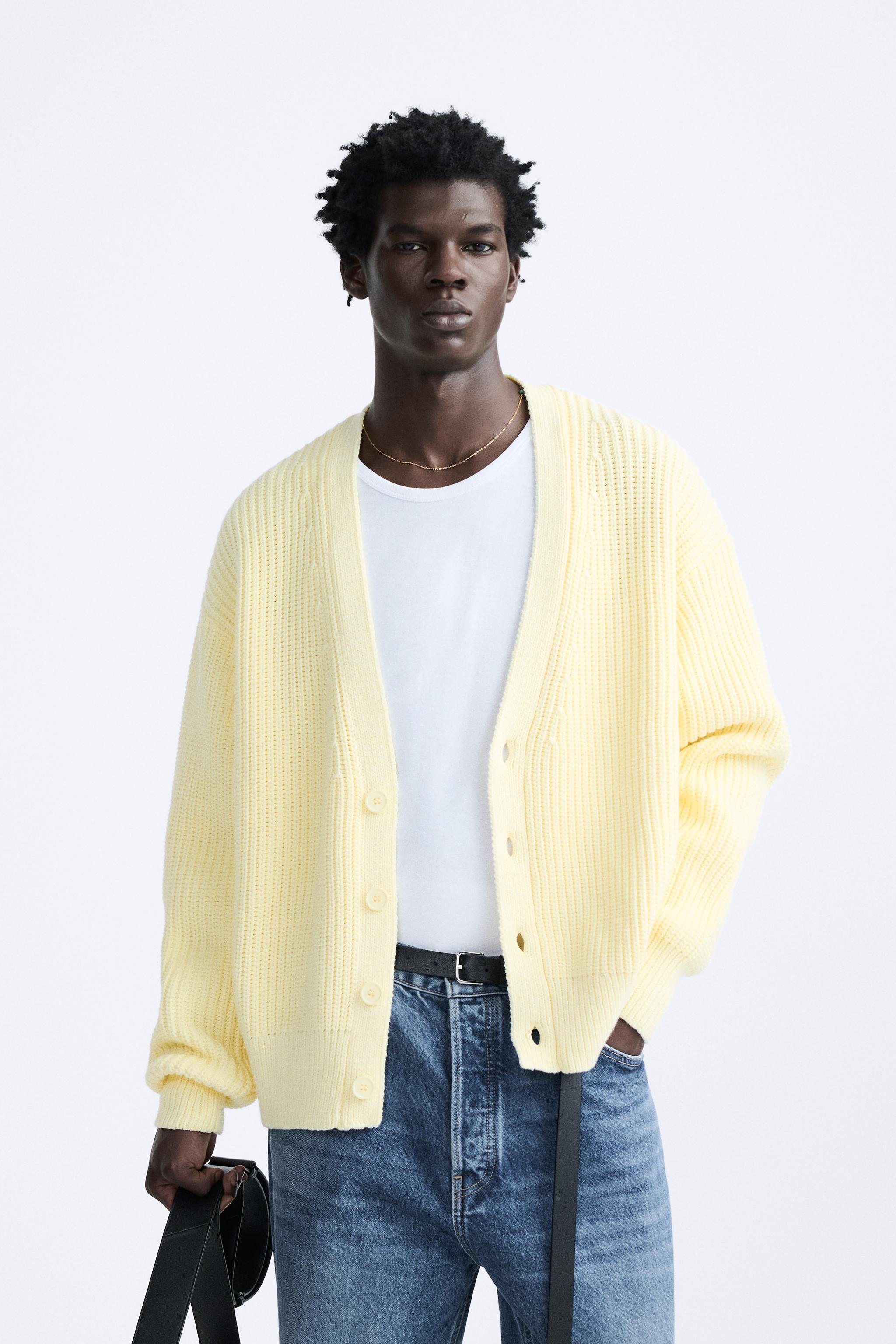 Zara cardigan outlet mens