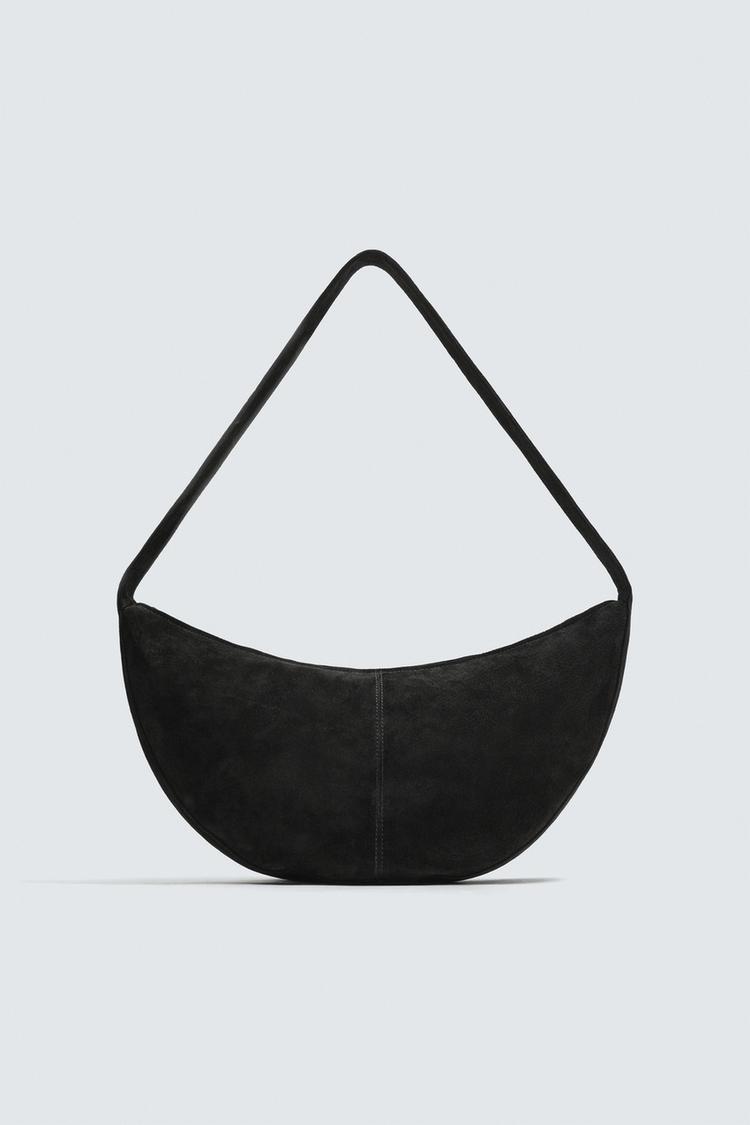ZARA LEATHER SHOULDER BAG