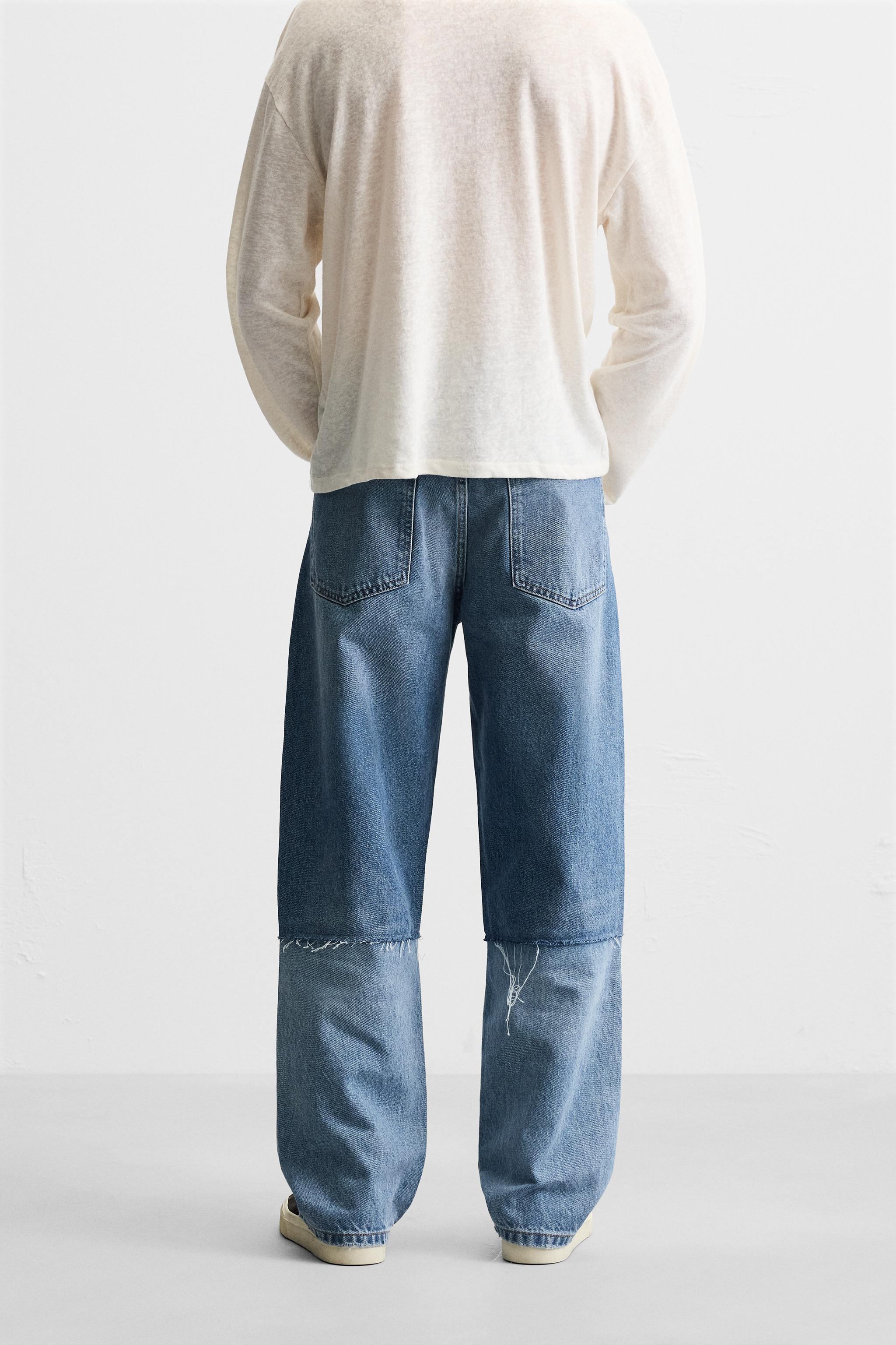 MUSINSA | LEVAR Relaxed Fit Denim - Light blue