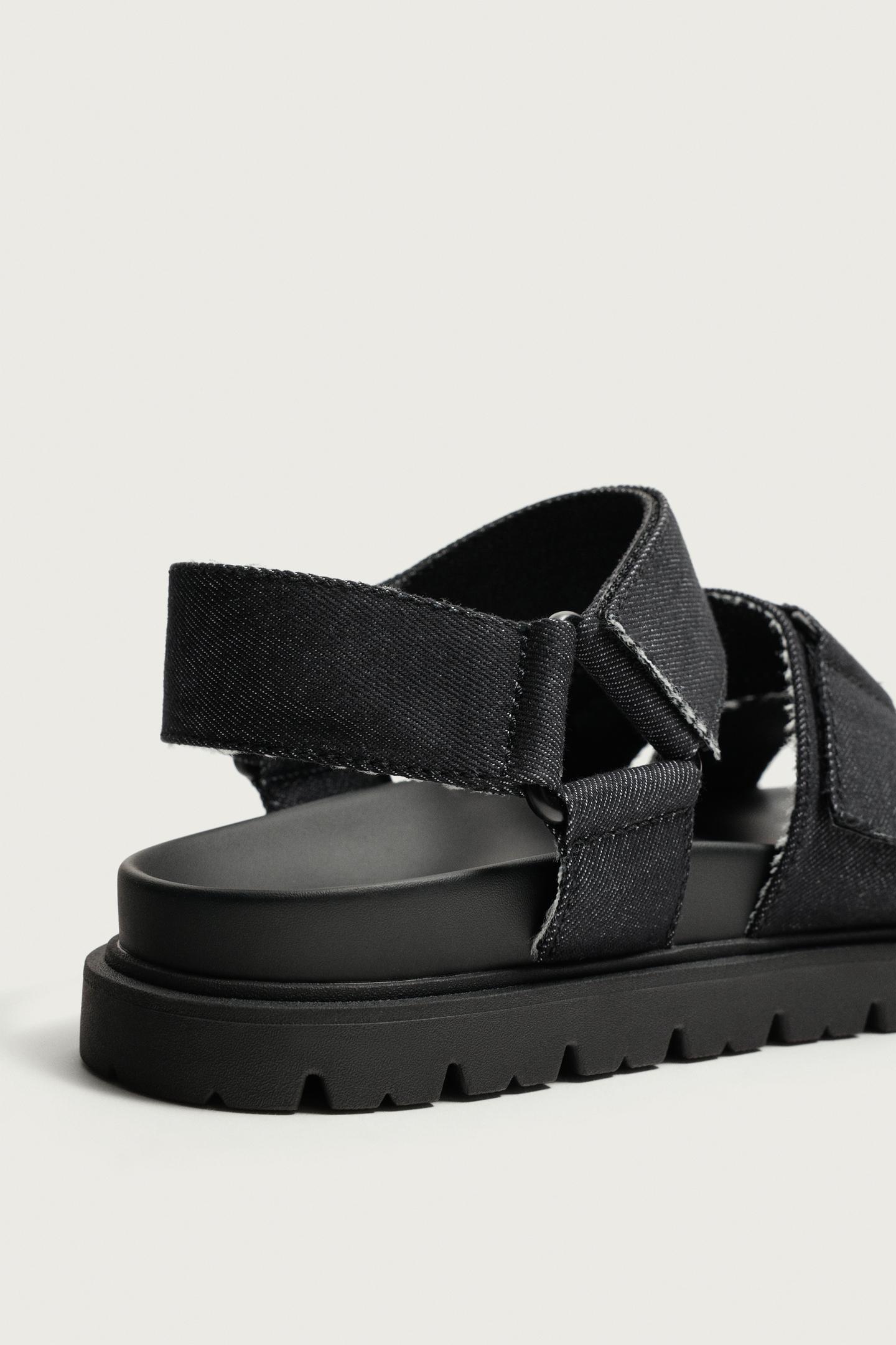 Сандалии Zara Strappy, цвет: Разноцветный — фото 6