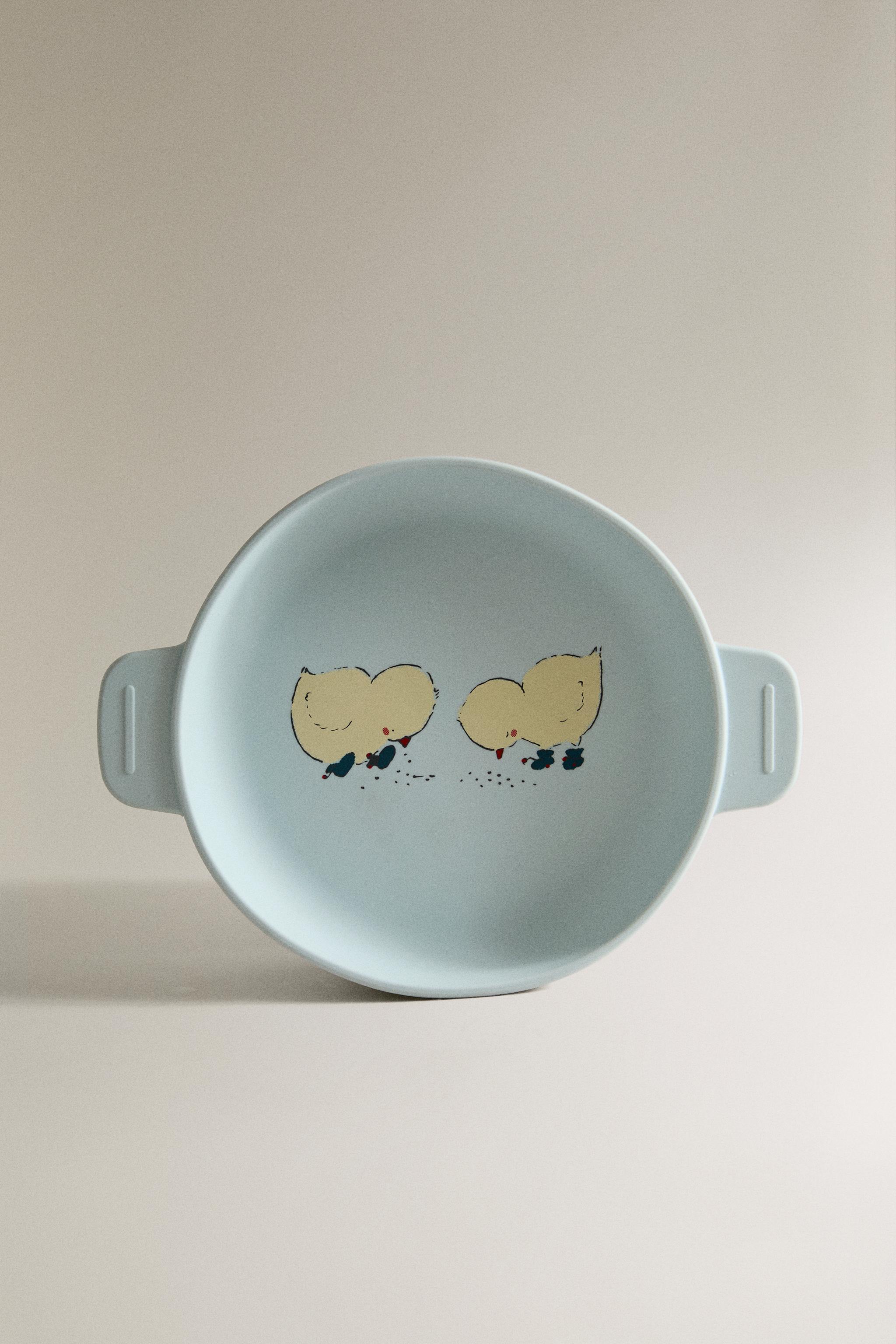 KIDS’ SILICONE CHICK PLATE