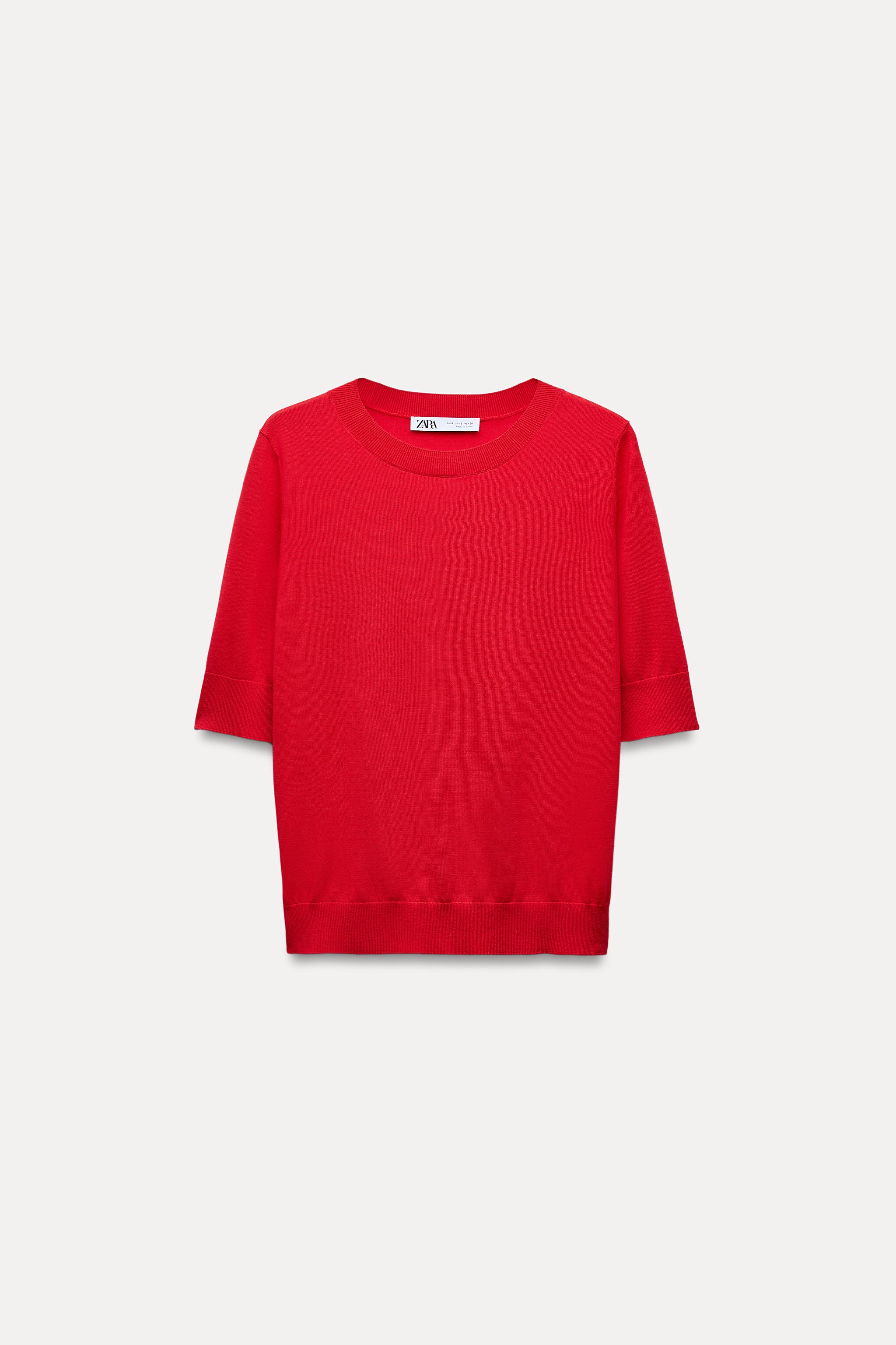 Tinta Unita Zara Maglia Spalline TOP SCHIENA SCOPERTA Zara