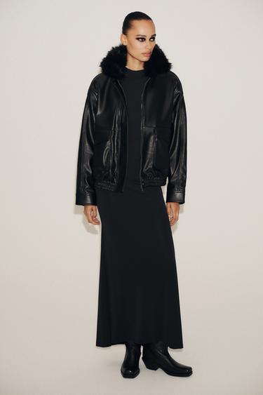 HALTER OPEN BACK MAXI DRESS - Black by Zara - Image 4