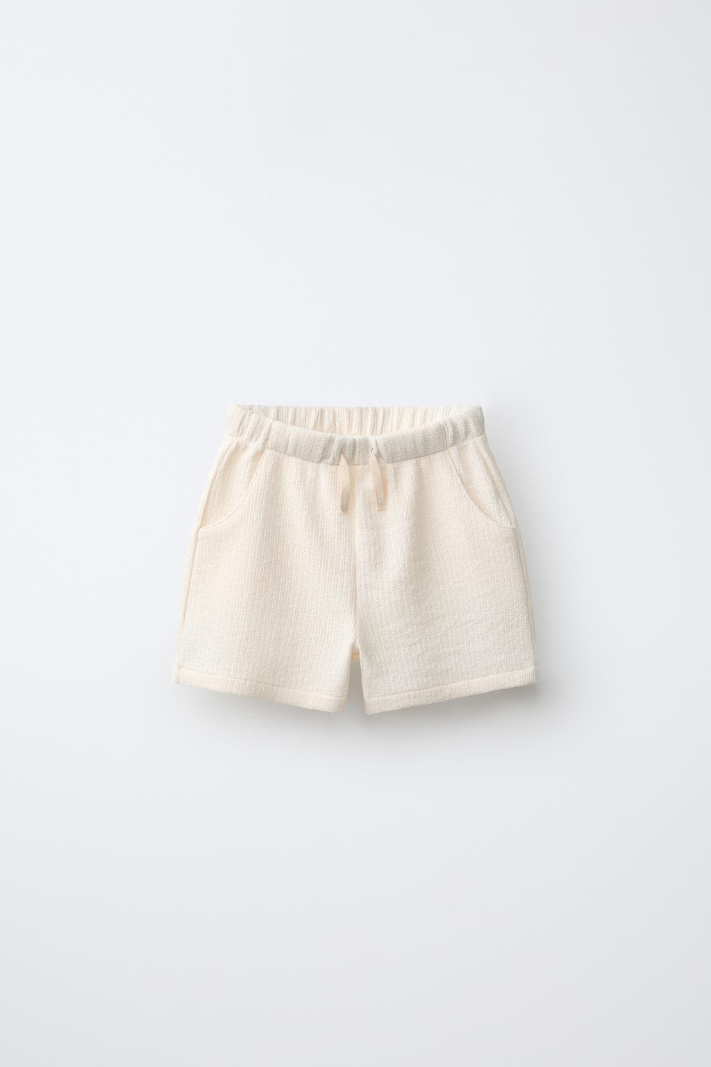 COMFORT TEXTURED BERMUDA SHORTS