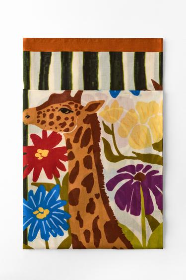 TIGER PRINT SCARF - Multicoloured by Zara