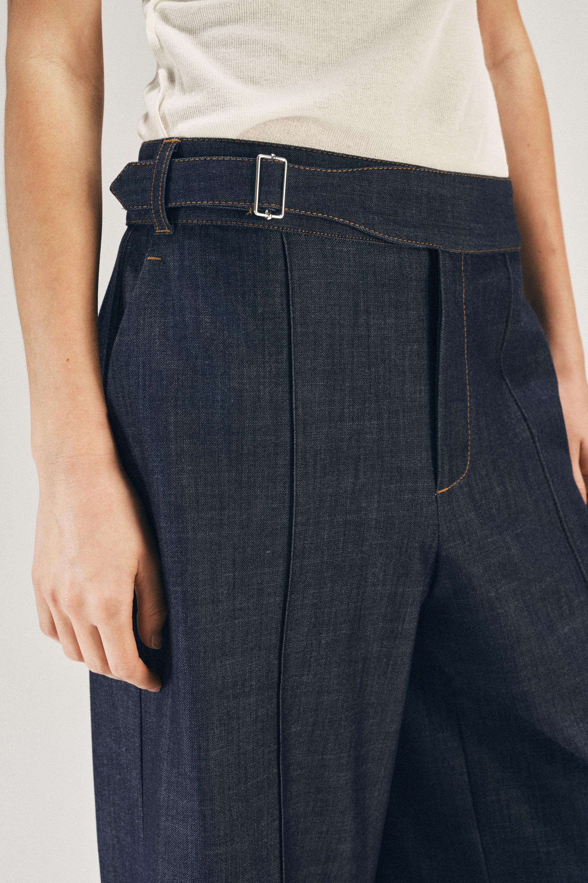 CULOTTES WITH BELT LOOPS