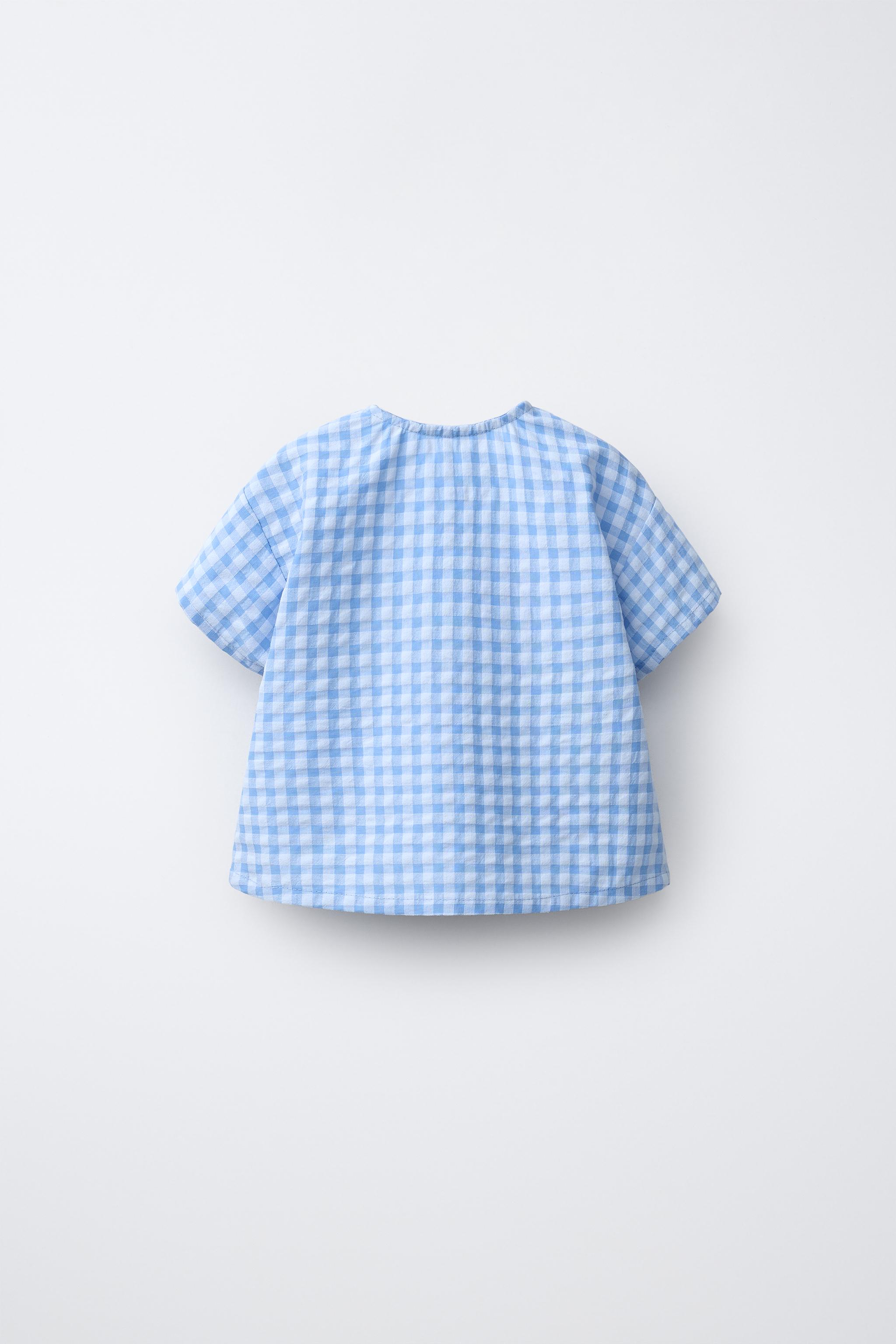 kidsZARAチェック柄スーツ、ホワイトシャツ 6点セット 6-14歳/LIMITED