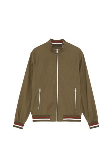 CAZADORA OXFORD RIB CONTRASTE
