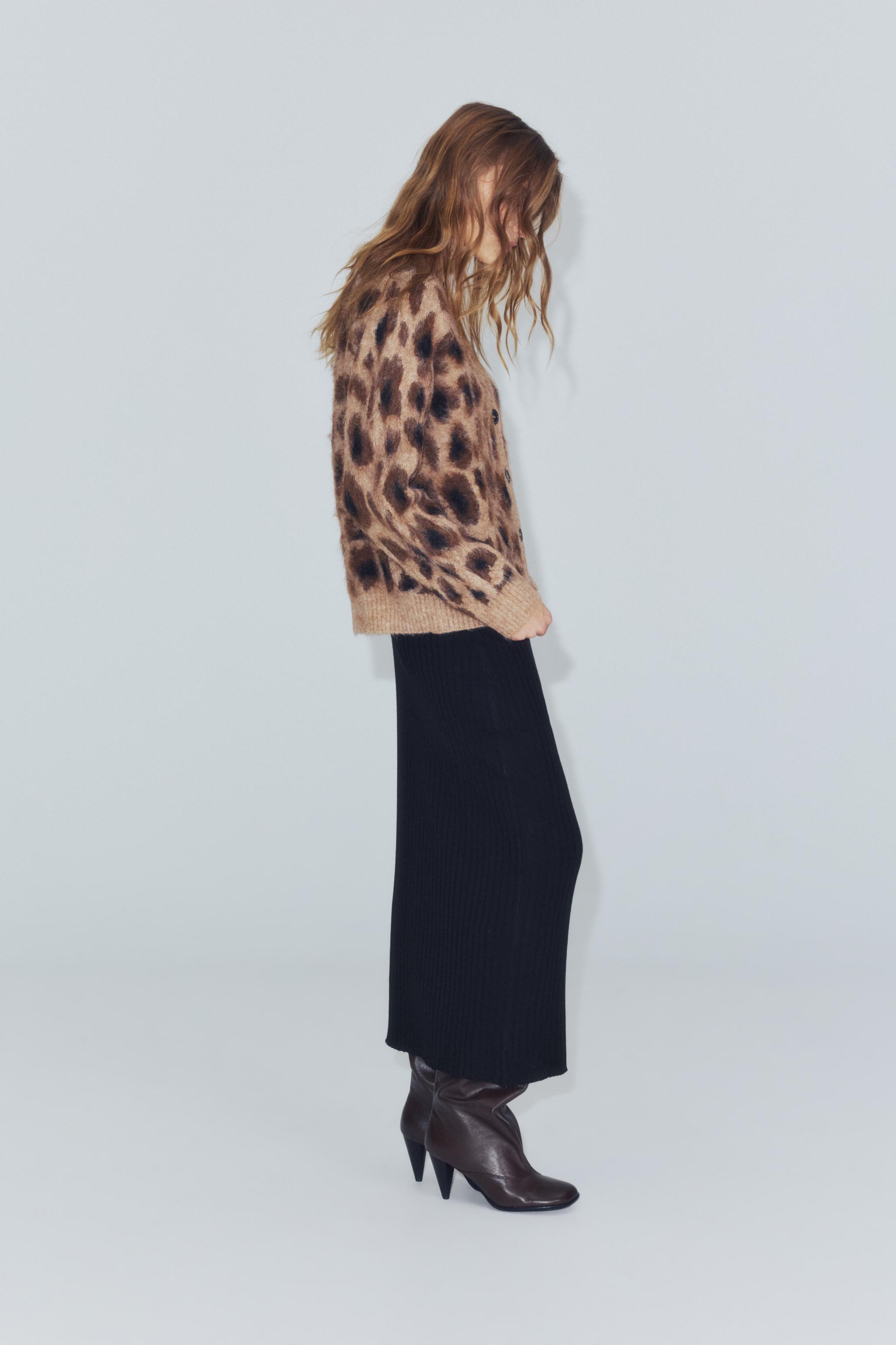 VESTE EN MAILLE JACQUARD ANIMAL