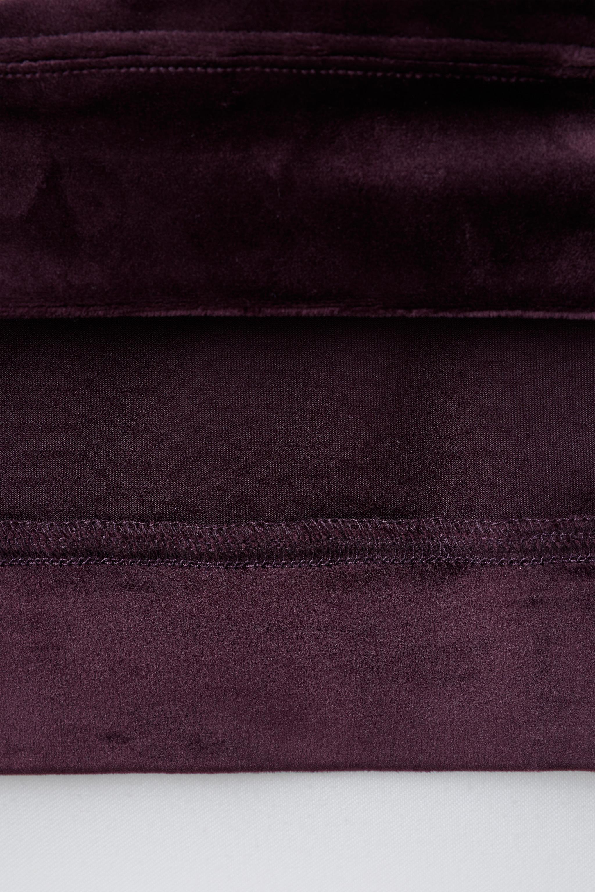 HOODIE AND WIDE LEG VELOUR PANTS SET