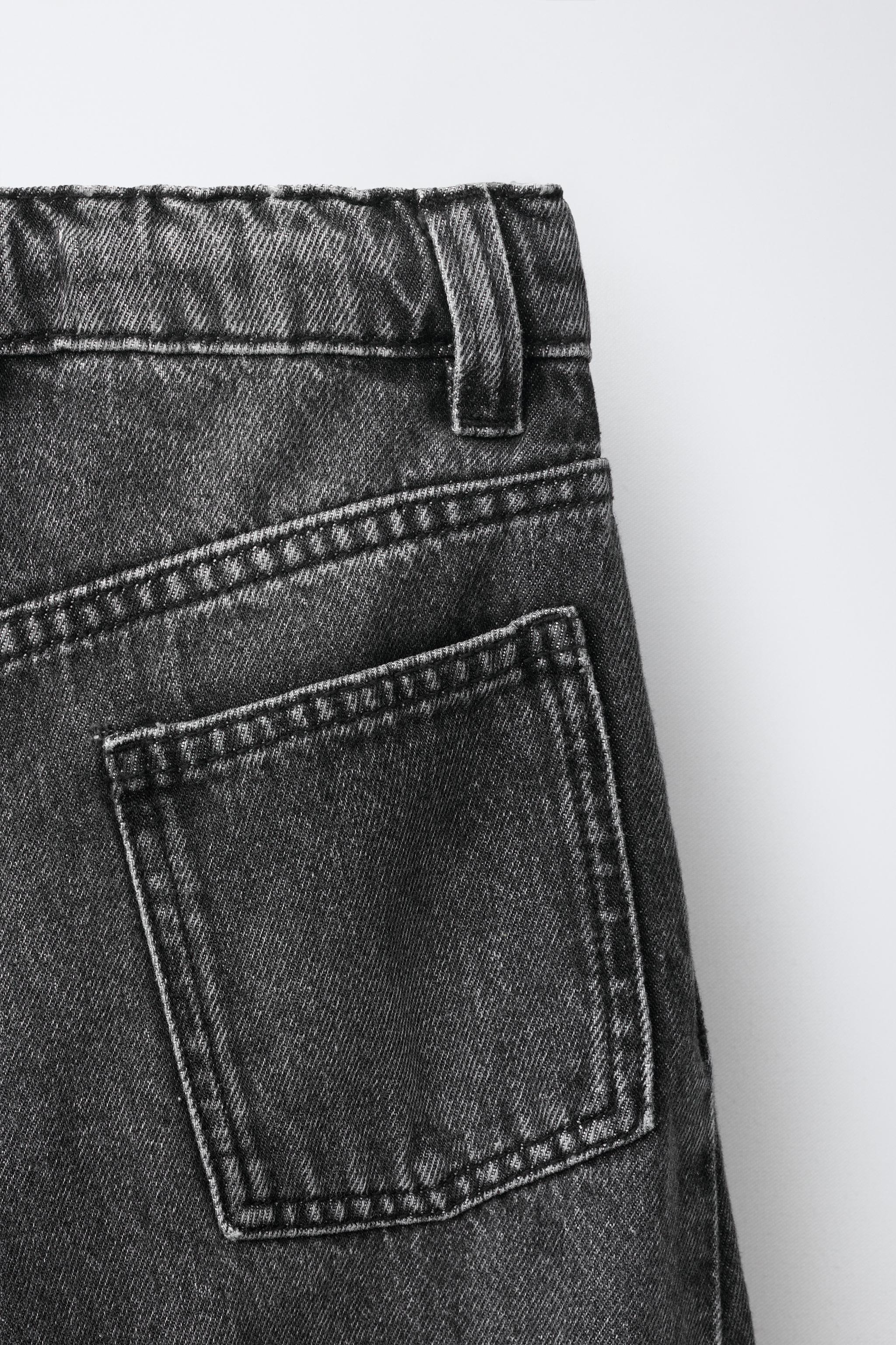 Детские джинсы Zara BARREL JEANS WITH DRAWSTRING BELT — фото 5