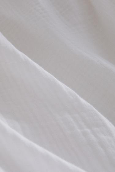 MUSLIN DUVET COVER - White by Zara - Image 4