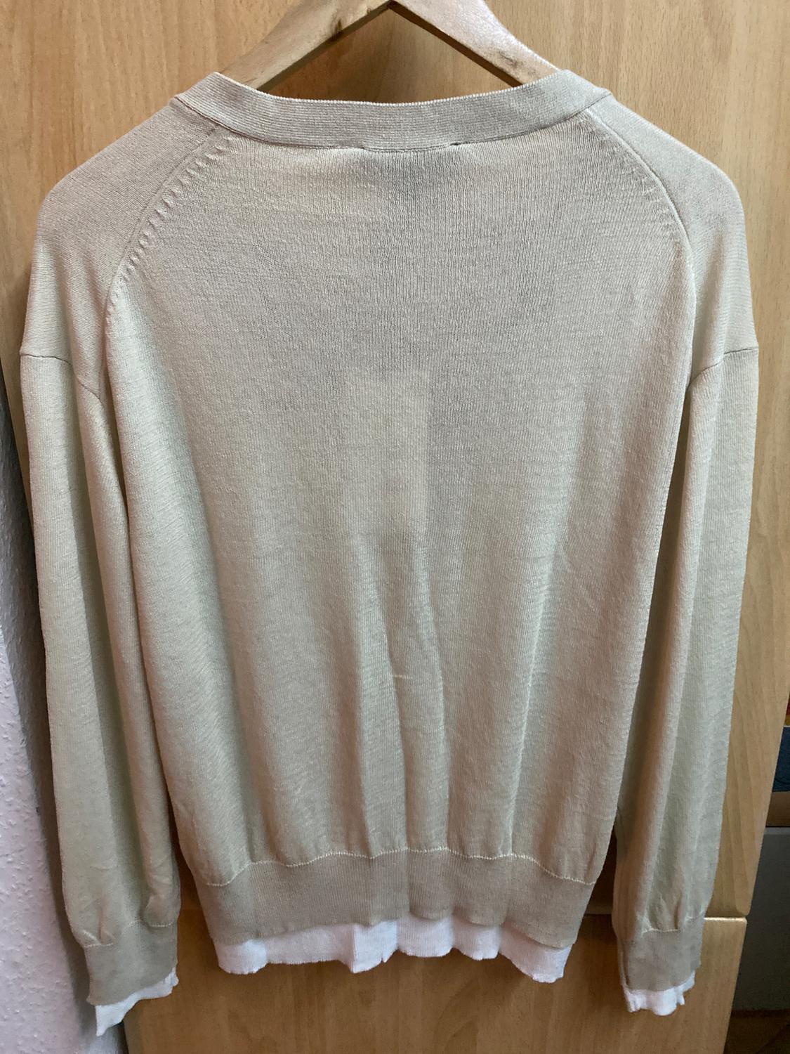 DOUBLE LAYER KNIT CARDIGAN - Image 3