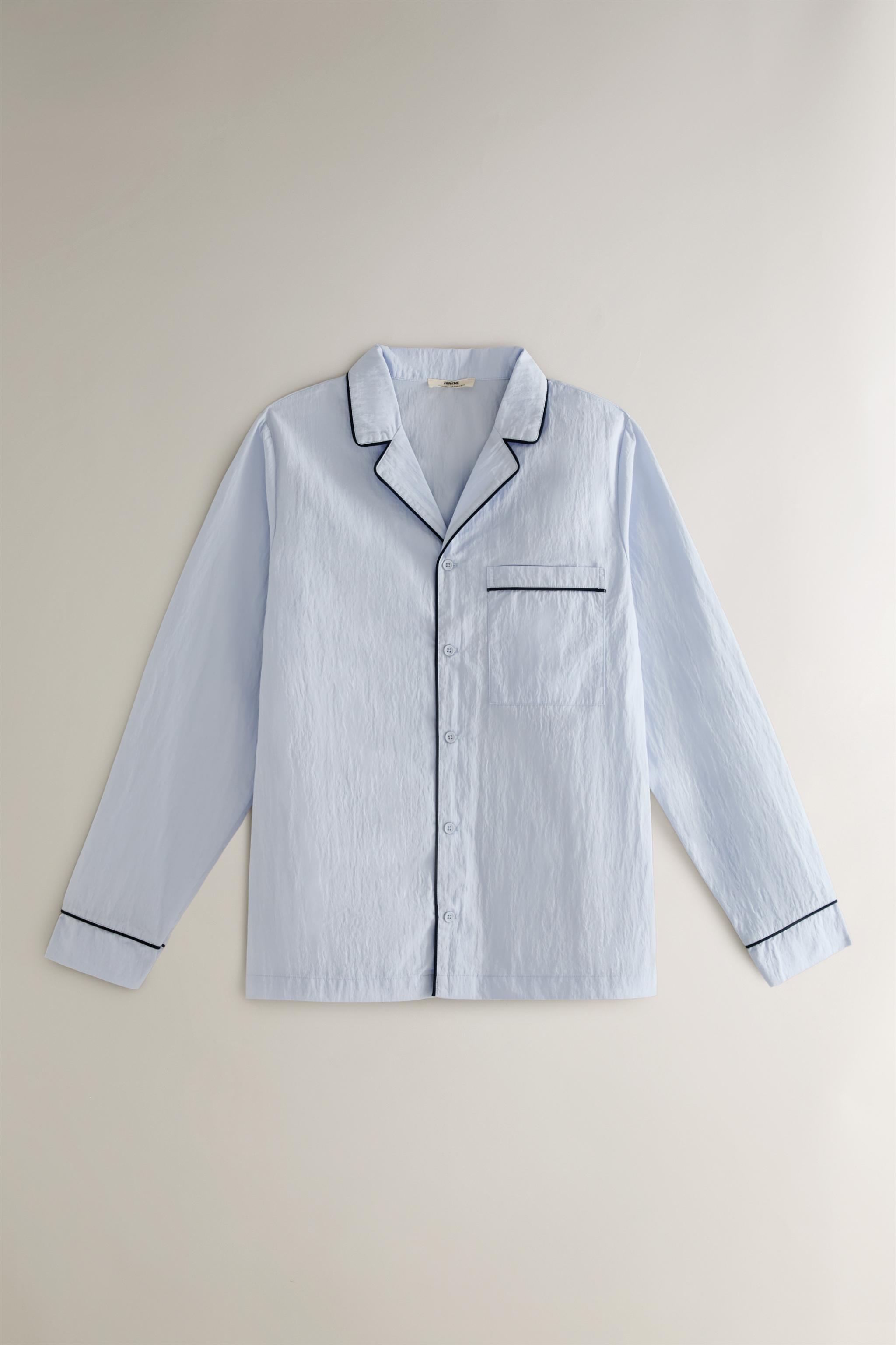 SHIRT WITH BLACK PIPING