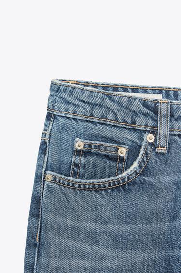 JEAN TRF MOM FIT TAILLE HAUTE - Bleu de Zara - Image 2