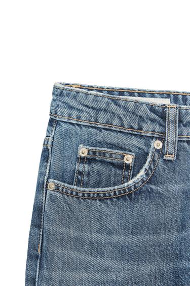 TRF MOM HIGH-WAIST JEANS - Blue by Zara