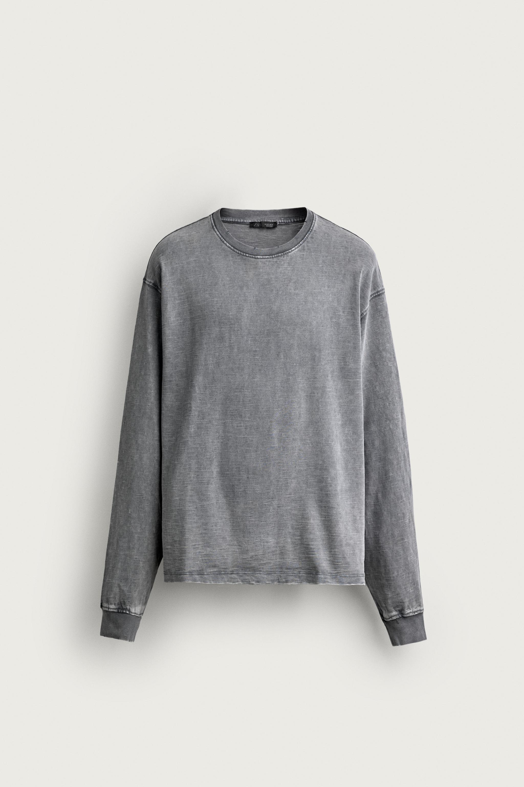 WASHED SLUB RELAXED FIT T-SHIRT - thumbnail 9